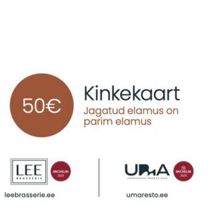 Digitaalne kinkekaart 50€